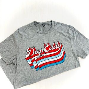 NEW!! Gray Deep Eddy Vodka T-Shirt SMALL